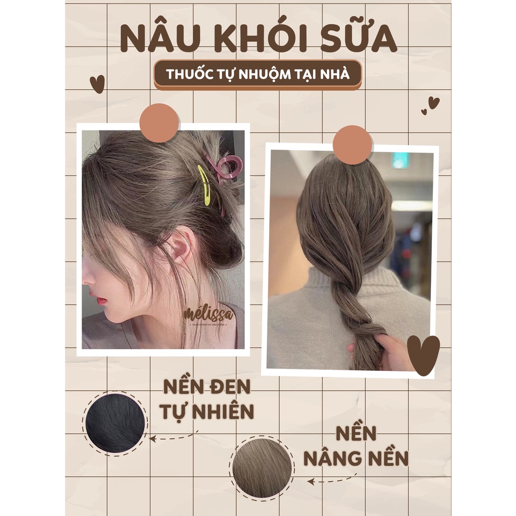 Thuốc nhuộm tóc SIÊU DƯỠNG MÉLISSA - KHÔNG XƠ - LÀNH TÍNH