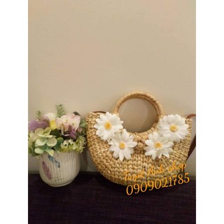Giỏ xách lục bình, túi xách lục bình, cói, mây, túi xách nữ thời trang, túi xách handmade
