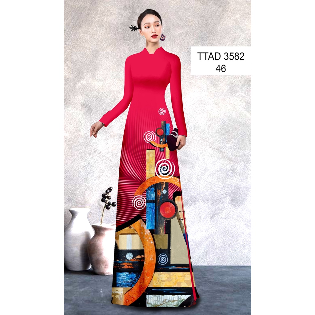 VẢI ÁO DÀI LẬP THỂ ĐỘC LẠ, CHẤT VẢI MỊN