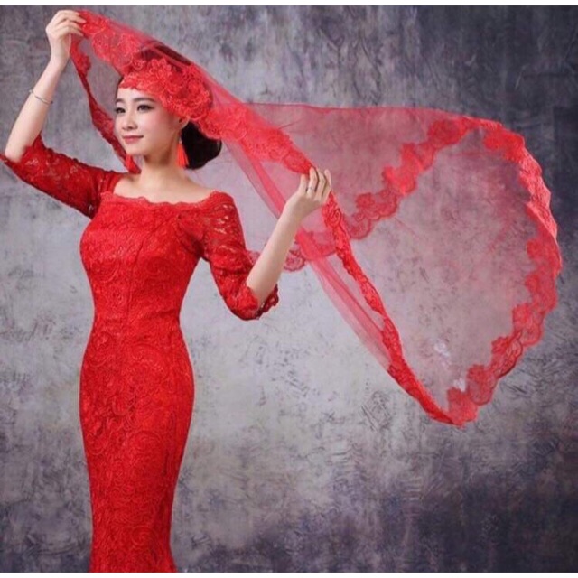 Voan viền ren 1,5m