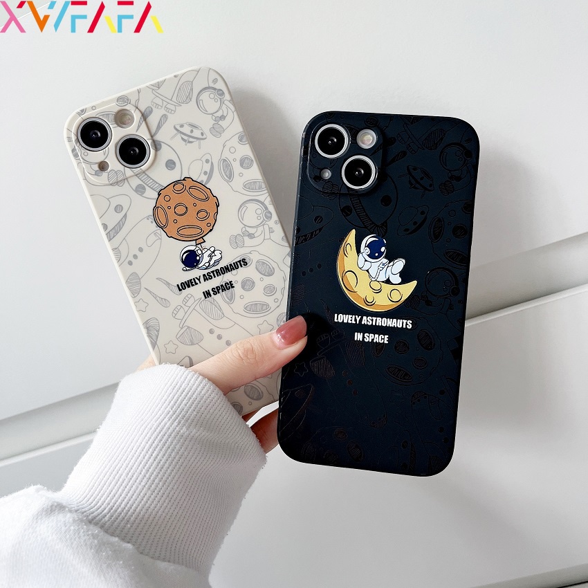 For Xiaomi Mi 10T 9T Pro 10T Lite Redmi K40 Pro+ K30 Pro Zoom K30i K30S K20 Cute Astronaut Soft Silicone Couple Case Anti-fall Back Cover