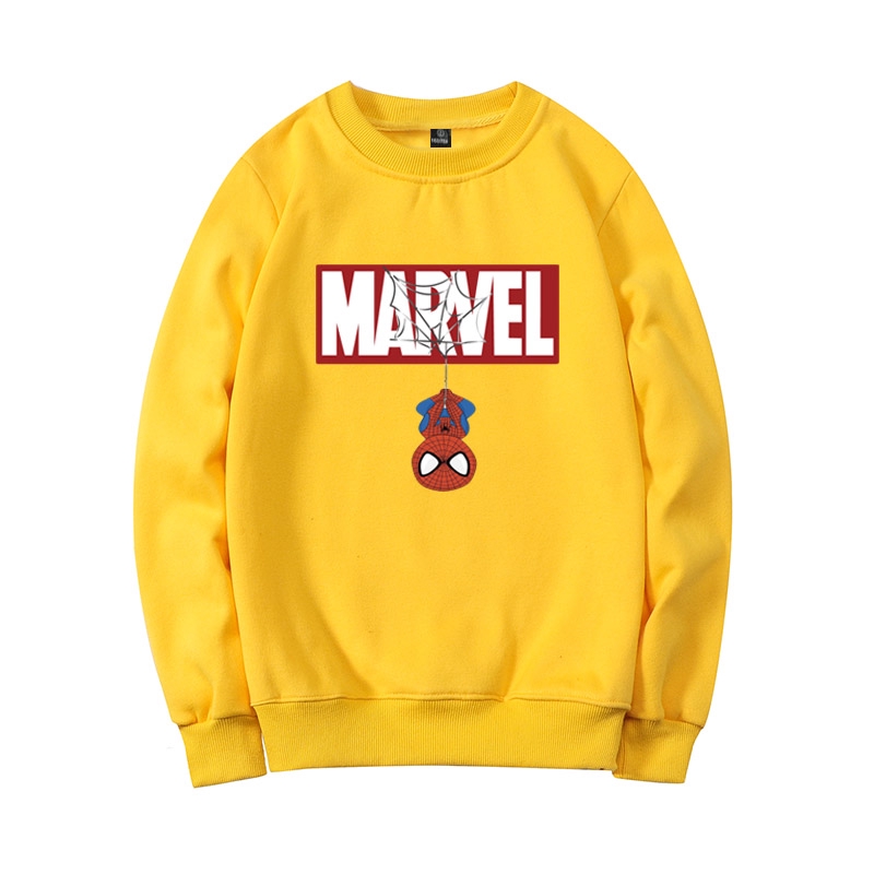 Áo hoodie tay dài in hình người nhện phong cách Hàn Quốc | BigBuy360 - bigbuy360.vn