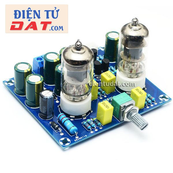 KIT DIY Mạch Preamp 2 Đèn 6J1 - Tự Ráp