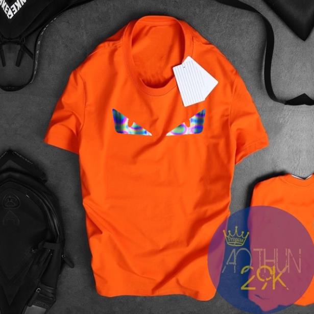 ALBUM 585 - ÁO THUN UNISEX PHẢN QUANG 7 MÀU FANDI CON MẮT