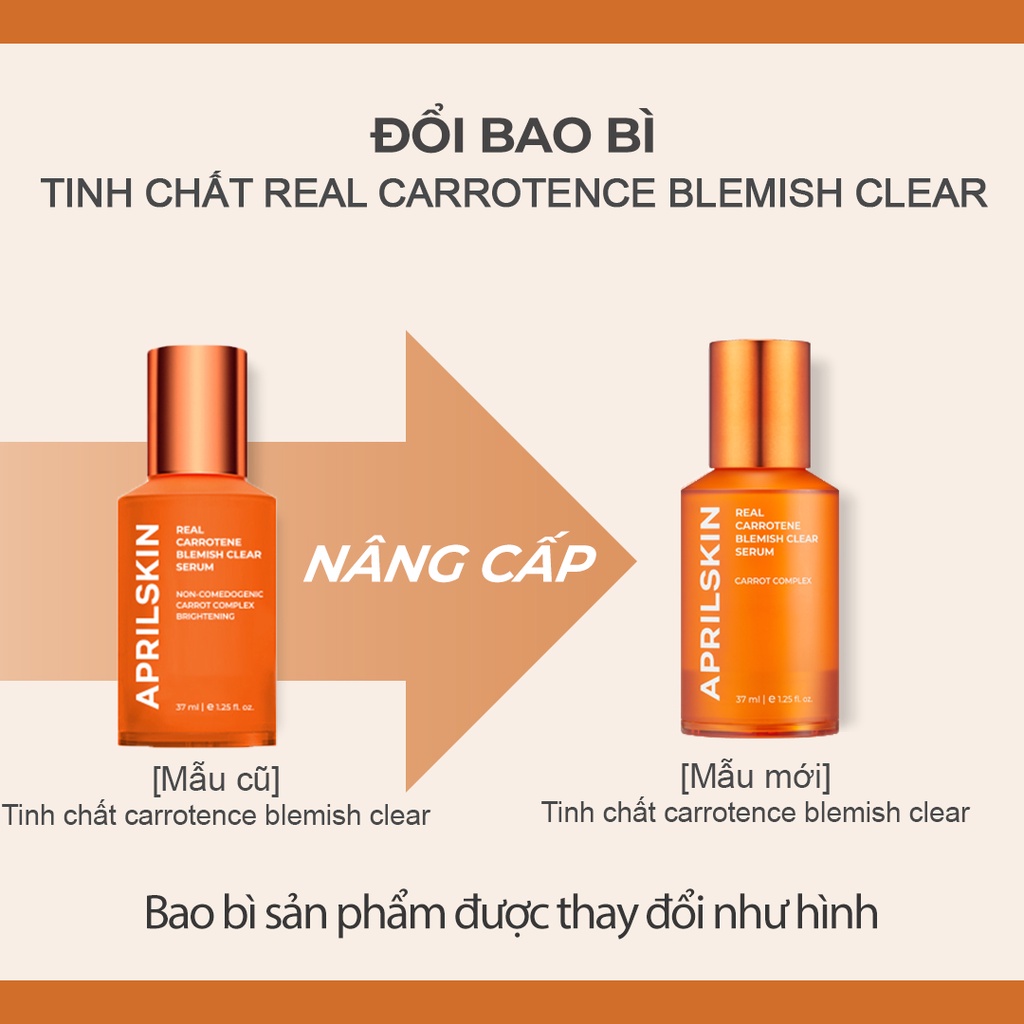 Tinh Chất Cà Rốt APRILSKIN Real Carrotene Blemish Clear Serum