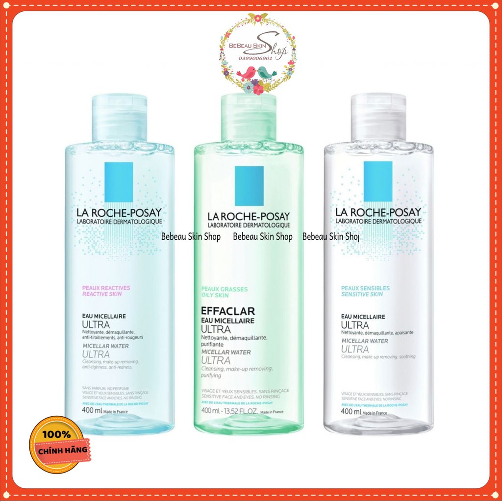 Nước Tẩy Trang La Roche Posay Micellar Water - [Full 400ml]