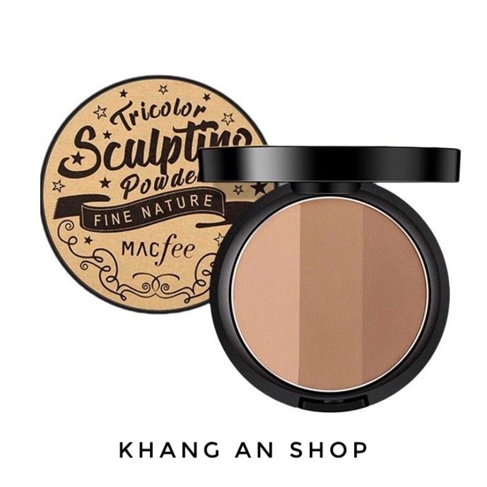 Phấn Tạo Khối 3 Màu Macfee Tricolor Sculpting Powder