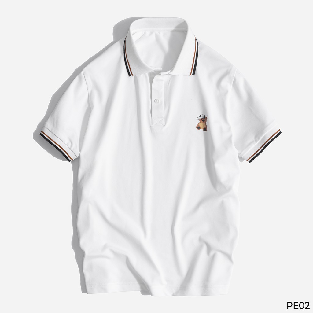 Áo Thun POLO Nam Có Cổ Tay Ngắn Trơn Phong cách Trẻ Trung VICERO