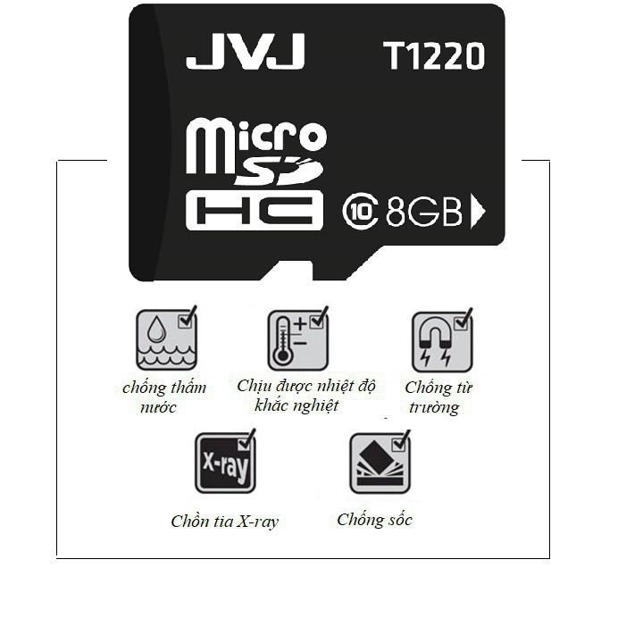 Thẻ nhớ JVJ 64GB/32GB/16GB/8GB/4GB/2GB Tương thích mọi thiết bị - BẢO HÀNH 5 NĂM - CHÍNH HÃNG | BigBuy360 - bigbuy360.vn