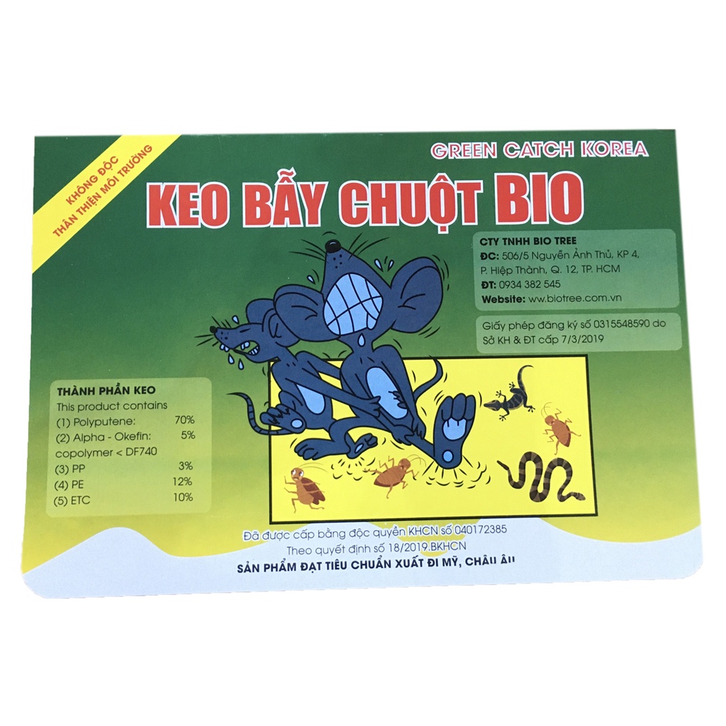 Keo dính chuột, Keo bẫy chuột