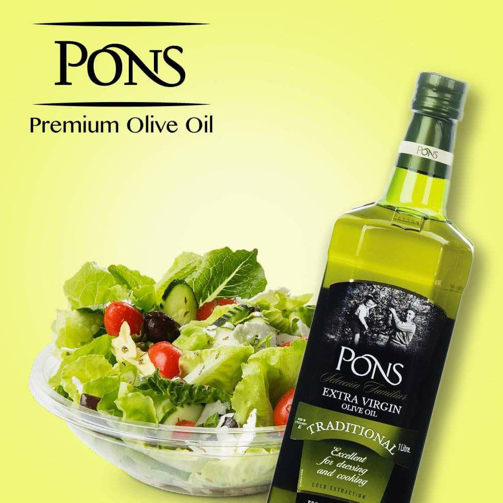 [HÀNG CHÍNH HÃNG] Dầu Olive Pomace Oil Orujo Hiệu Pons 1 Lít (Chai Nhựa)