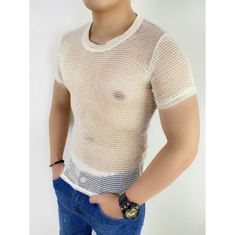 Áo thun nam lưới