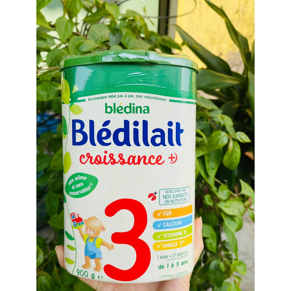 Sữa Bledilait, Bledina Pháp Số 1.2.3 Hộp 400g và 900g Chính Hãng