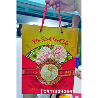 Túi trung đựng hộp hoa mai 100g
