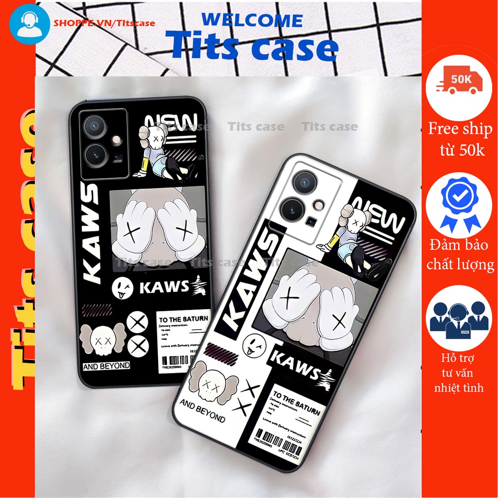 Ốp lưng Vivo Y55 5G - Bảo vệ camera in hình GẤU K@WS- BE@R COOL-CỰC XINH-RẺ-BỂN -ĐẸP