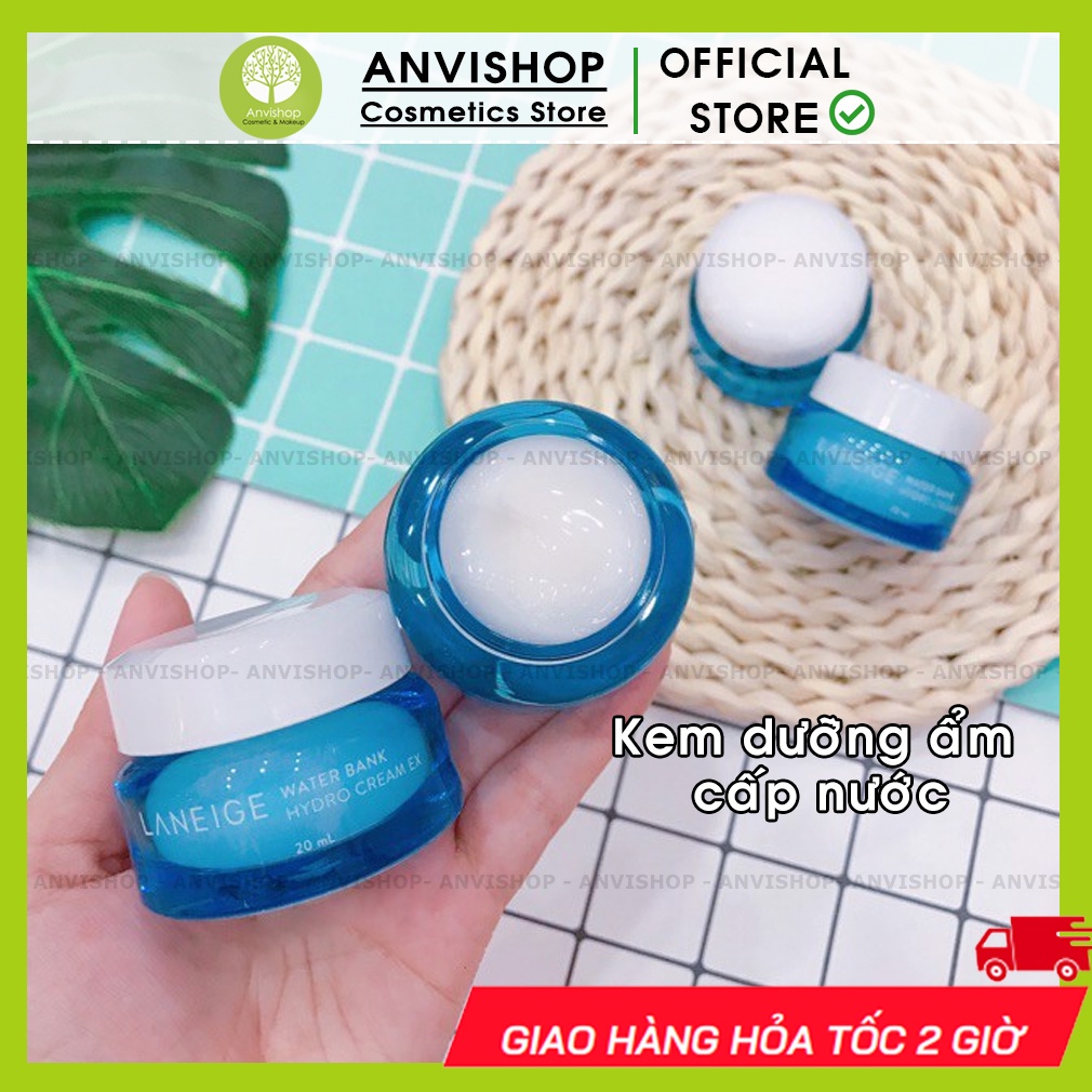 Kem dưỡng ẩm cấp nước Laneige Water Bank Hydro Cream EX 20ml