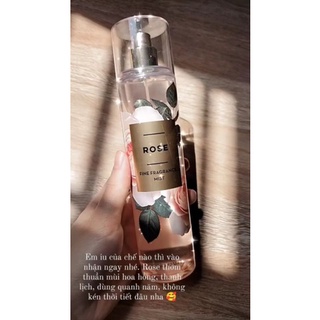 Xịt thơm toàn thân body mist bbw "rose" 10ml, 30ml