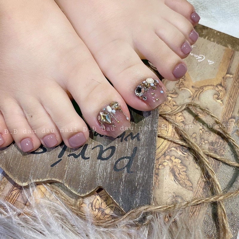 Trai nửa nhiều hình màu trắng  - phụ kiện nail