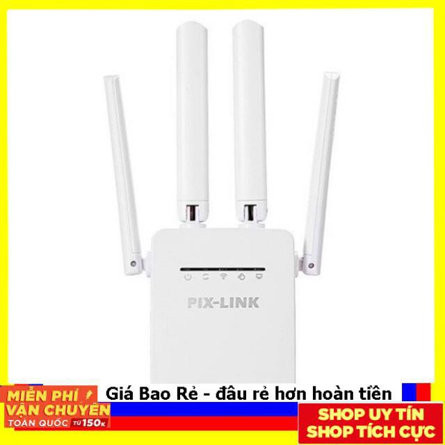 Bộ kích sóng giá rẻ (Xả Kho) Kích sóng pix-link 4 anten WR08