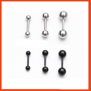 Khuyên Tai Titan Hình Viên Bi - Chất Liệu Titan Cao Cấp - Bông Tai Không Xỉn Màu Không Gỉ Không Gây Dị Ứng