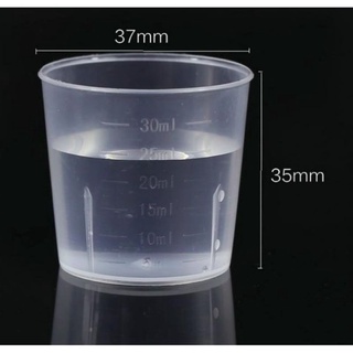 Cốc đong chia vạch 30ml, 50ml, 100ml, 200ml
