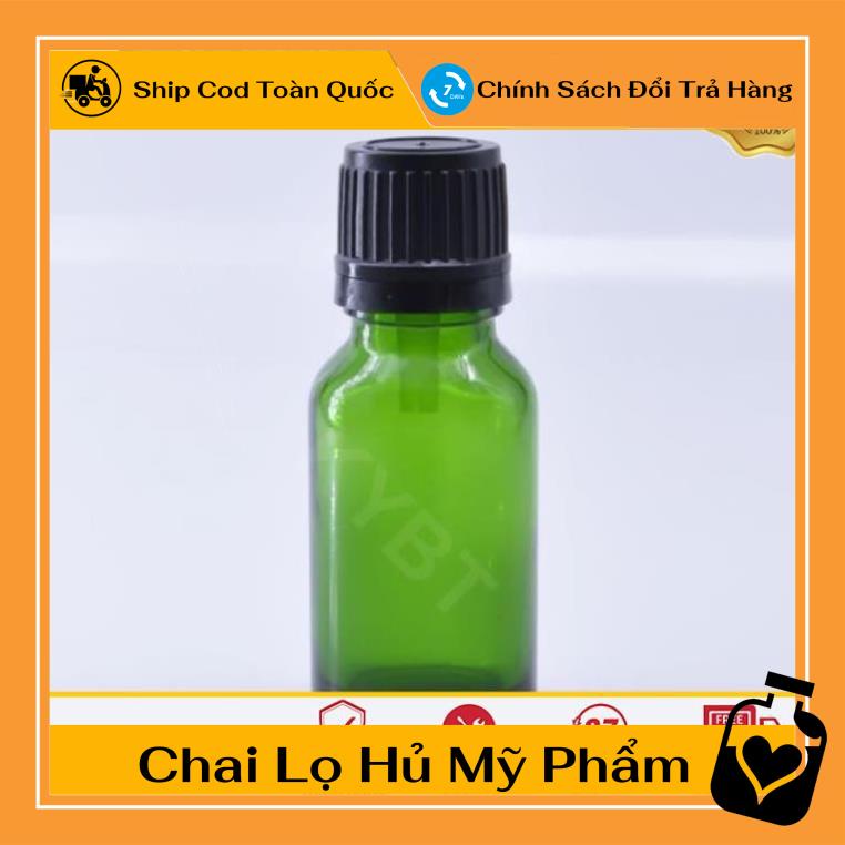 Lọ Chiết Serum ❤ [30ml] Lọ đựng tinh dầu Xanh Lá nắp vặn đen,trắng chiết serum , phụ kiện du lịch , phụ kiện du lịch