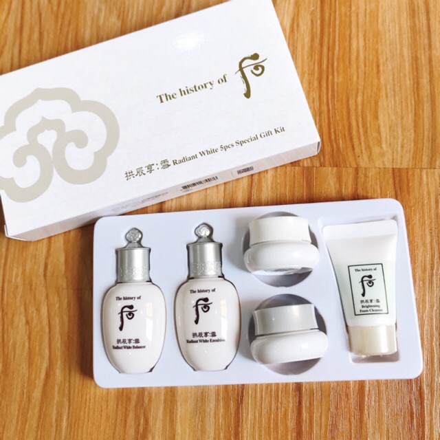 Bộ dưỡng trắng da Whoo Radiant White Set