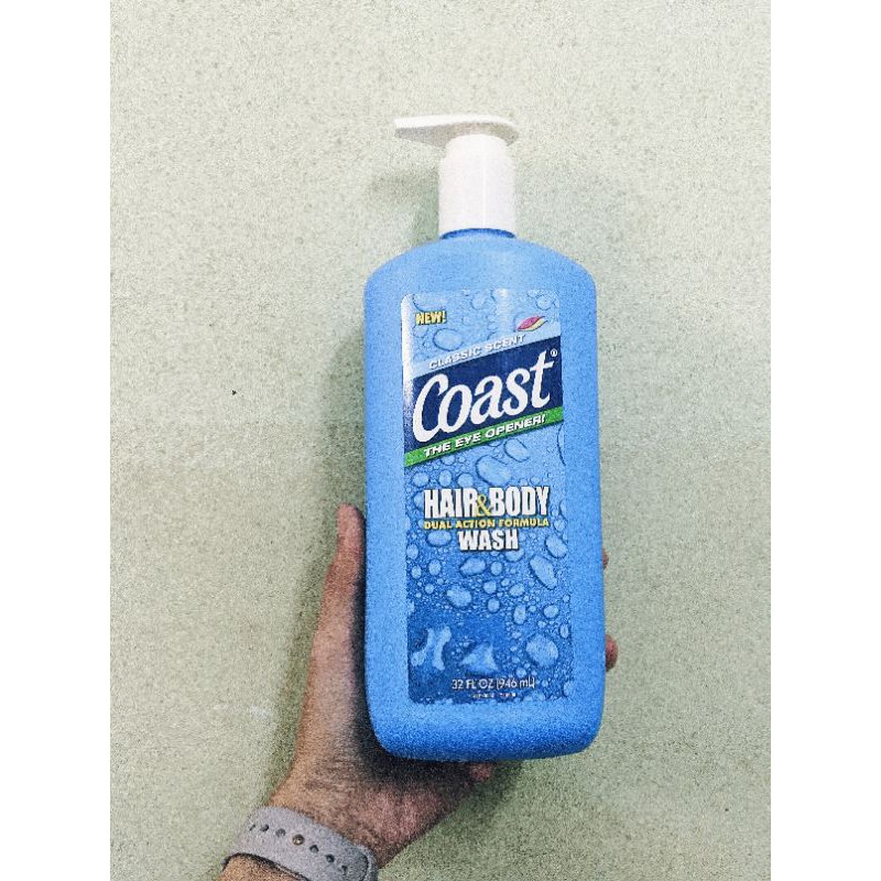 Sữa tắm gội cho nam Coast 946ml Mỹ