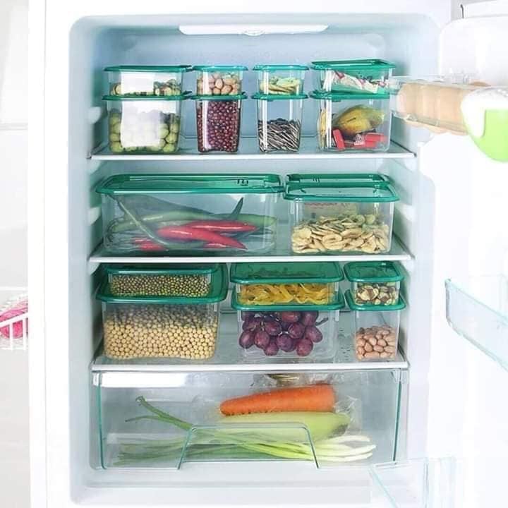 Bộ hộp đựng đồ thực phẩm đa năng 17 chi tiết cao cấp