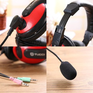 Tai Nghe Chụp Tai Chuyên Chơi Game Qinlian A6 jack 3.5 Có Micro, Dây Chống Đứt, Dùng Được Cho Máy Tính Và Điện Thoại
