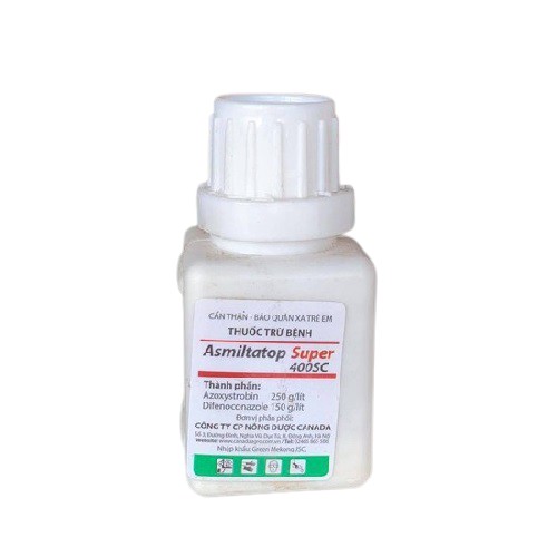ASMILTATOP SUPER 400SC - Thuốc đặc trị nấm bệnh  sương mai, thán thư, đốm đen, mốc leo cho cây trồng