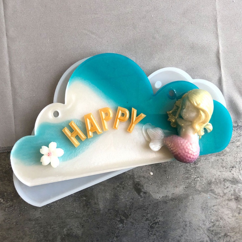 Khuôn Làm Biển Hiệu Treo Cửa Bằng Nhựa Resin