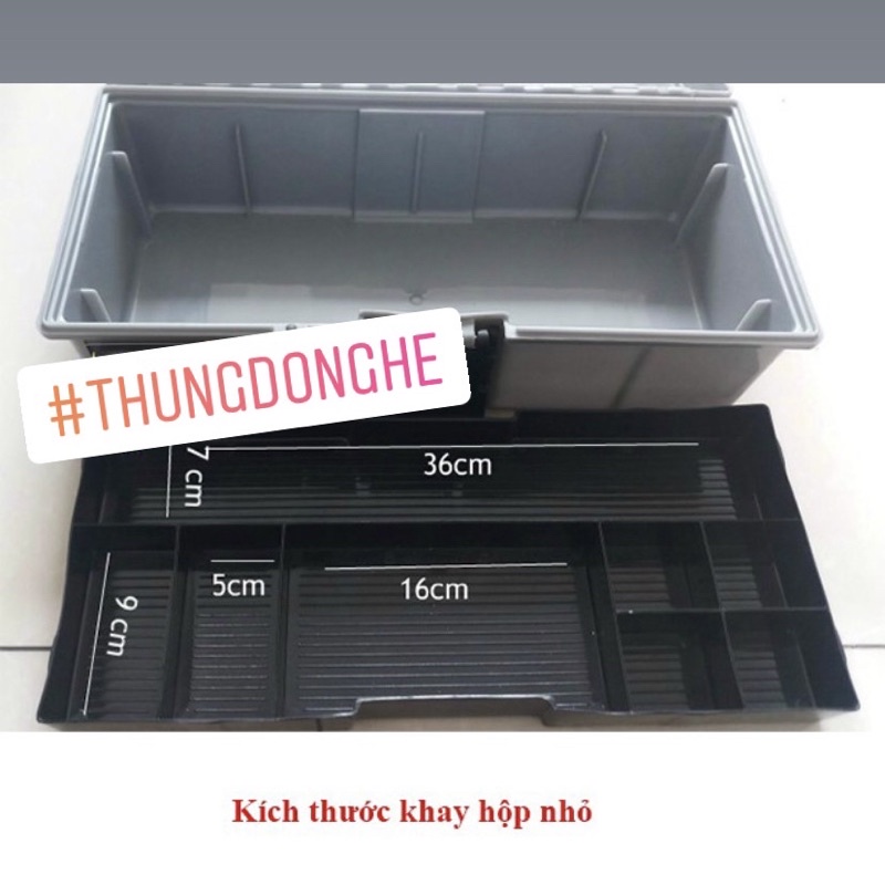 Thùng đồ nghề, Hộp đựng dụng cụ Nhỏ/Lớn nhựa Hiệp Thành