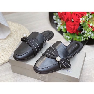 Giày hở gót đính ngọc