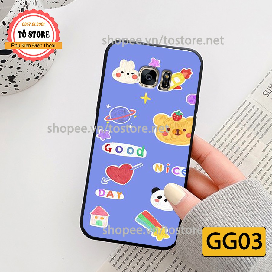 Ốp lưng Samsung Note Fe/Note 7 Fe / S6 / S6 Edge / S7 / S7 Edge / Note 5 in hình Gấu đáng yêu