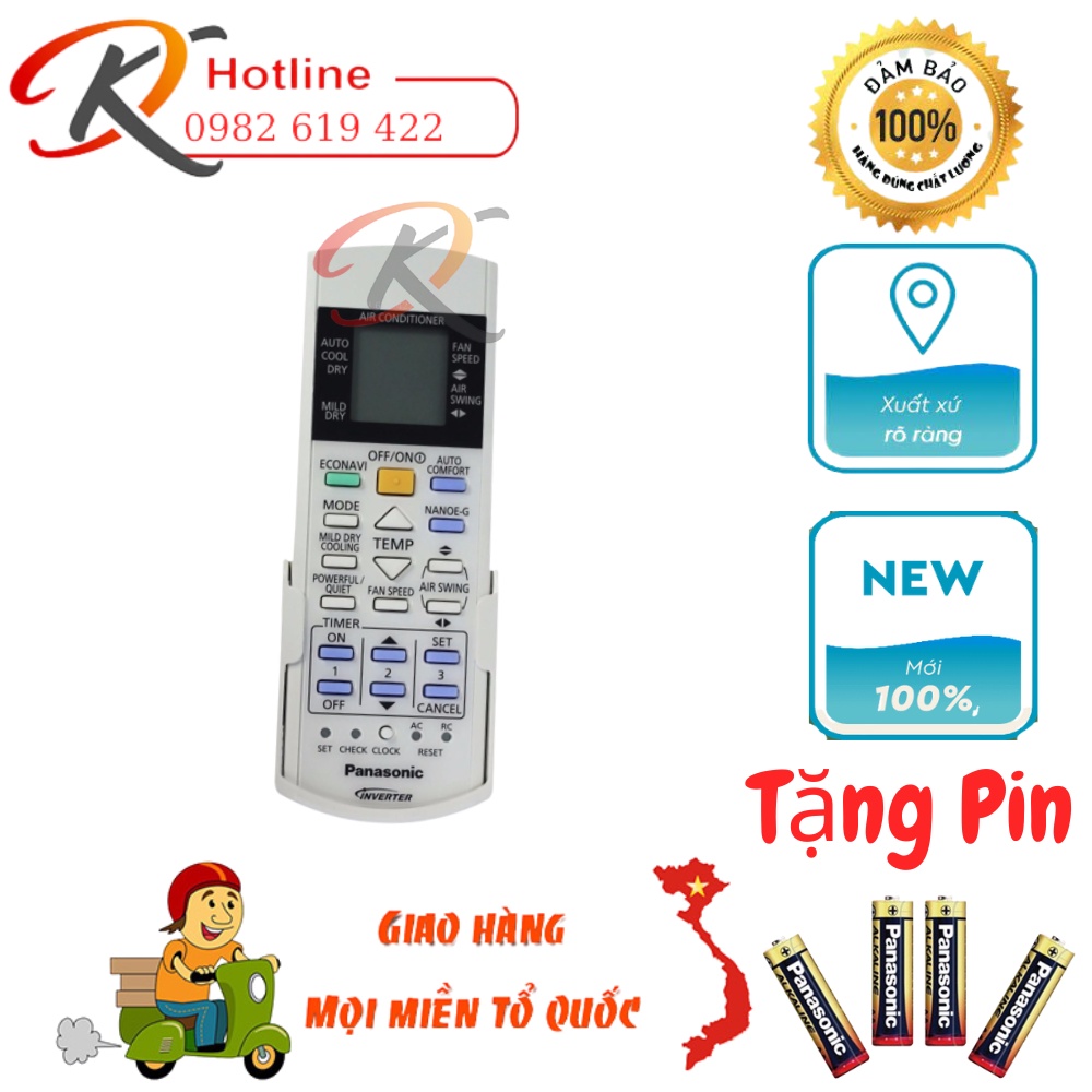 Điều khiển điều hòa Panasonic Econavi 2 chiều