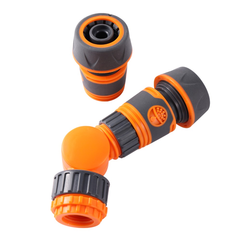 1 Bộ Vòi Phun Nước Tưới Vườn Và Nông Nghiệp Nhanh Chóng 180° Đầu Nối Ống Nước Xoay 1 / 4 "