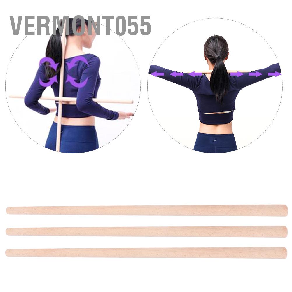 Có thể bán buôn 3 Cái Mở Vai Lưng Gậy Chống Gù Tập Thể Dục Hình Hỗ Trợ Yoga 2x70cm Vermont055 Hàng giao ngay