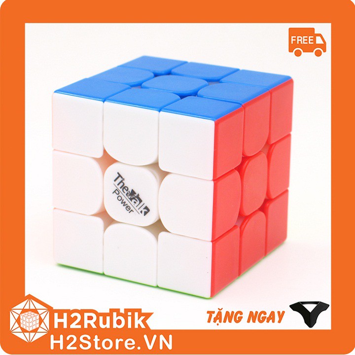 RUBIK QIYI VALK 3 POWER STICKERLESS không viền cao cấp thi đấu