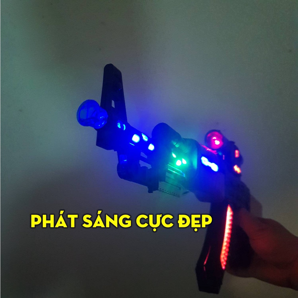 Đồ Chơi Cho Bé Sung Nhựa Pin Phát Nhạc Phát Sáng Laze AKM SS03 (Tặng Kèm Pin) - Đô Shop