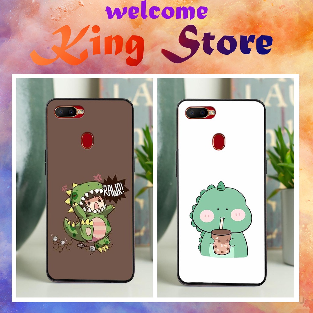 [SIÊU ƯU ĐÃI] Ốp lưng Oppo A1K/A3S/A5S/A7/A12 in hình CHÚ KHỦNG LONG siêu đẹp, độc, lạ_KINGSTORE.HN_Ốp lưng điện thoại