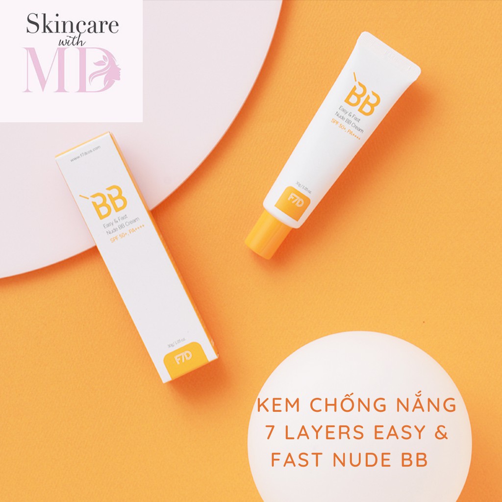 Kem Chống Nắng 7 Layers Easy and Fast Nude BB cream