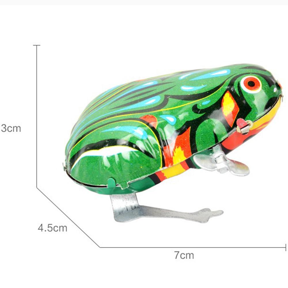 Ếch Đồ Chơi Bằng Sắt Nhiều Màu Sắc Dễ Thương Cho Bé