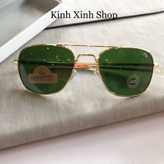 Kính râm nam cơn ao tròng thuỷ tinh fullbox phụ kiện cao cấp