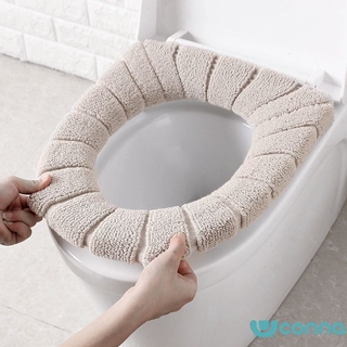 (Hàng Mới Về) Đệm Lót Bồn Cầu Mềm Mại Giữ Ấm Có Thể Giặt 30cm