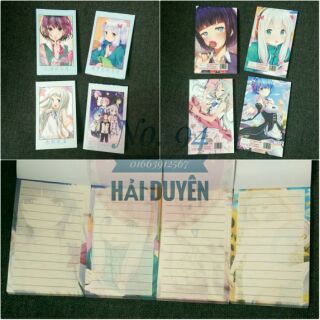 Sổ tay anime, tập viết anime