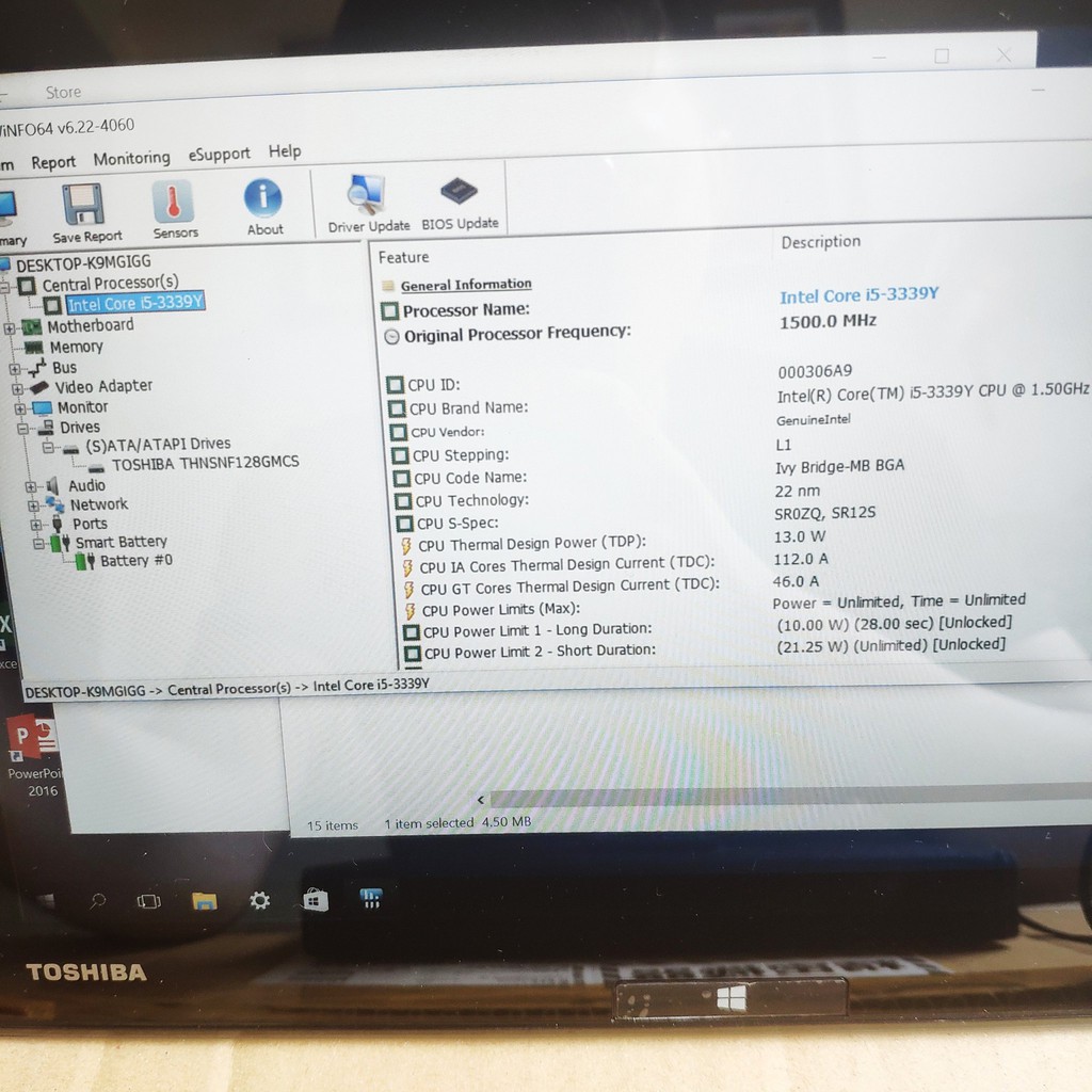 Laptop 2 trong 1 Toshiba VT712/H màn hình cảm ứng 4GB 128GB SSD chip Intel Core i5 mạnh mẽ Likenew | WebRaoVat - webraovat.net.vn