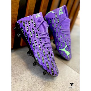 Giày Bóng Đá Puma Future bo thun Tím FG