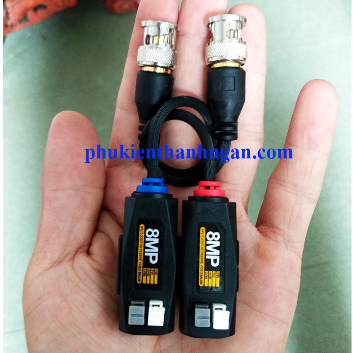 Balun 5.0Mp đi dây 600m vit GÀI BDV-05  - video balun 5.0Mp - balun 5.0mp - BALUN 5.0mp vít gài