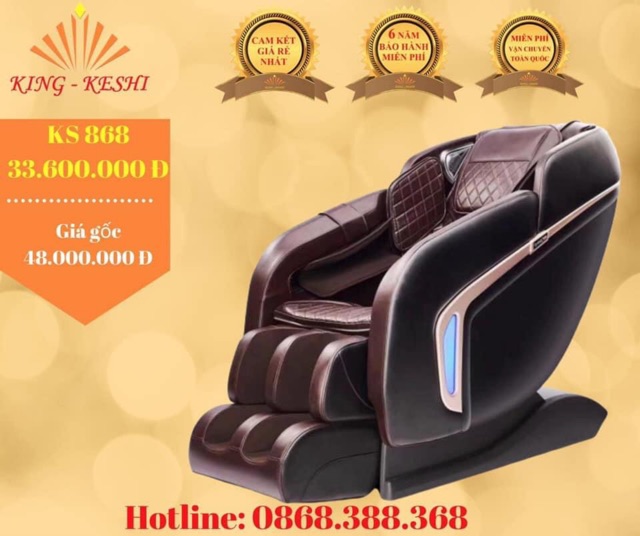 Ghế massage cao cấp 4D King-keshi